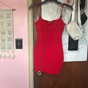 Red Windsor Mini Homecoming Dress